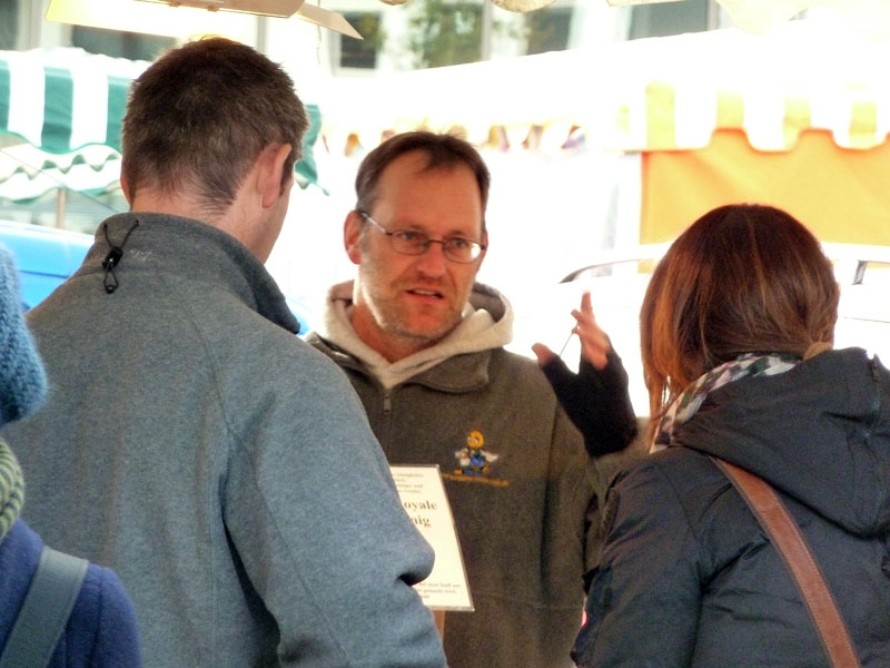 Wochenmarkt Atmosphäre